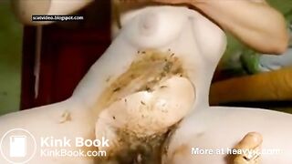 Messy Scat Girl In Nylons