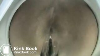 black girl shitting