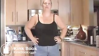 Slut with fat ass shits from special chair - Scat Video Collection