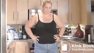 Slut with fat ass shits from special chair - Scat Video Collection