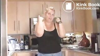 Slut with fat ass shits from special chair - Scat Video Collection