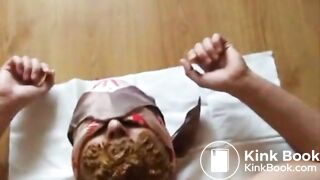 Girl Feeding Shit To Submissive Guy