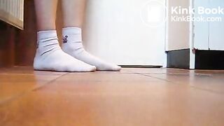 teen german girl in socks poop