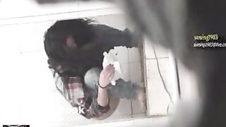 Pretty Chinese girl has diarrhea!