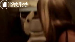 Girls taste poo from the toilet bowl