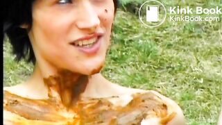 Outdoor Blowjob Ends In Scat Mess