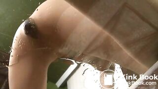 Beauty shit in pantyhose