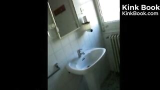 Girl Taking A Dump In Sink
