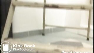 Italian Girl Shitting Atop A Ladder