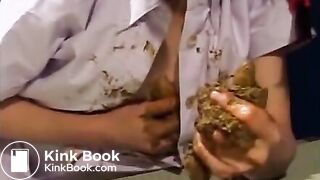 Anna Kuramoto pooping and puking at the same time