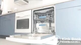 shitting in dishwasher