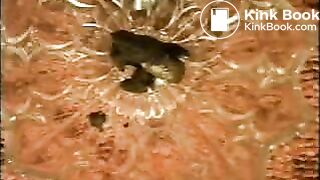 scat beautiful girl has trouble shitting