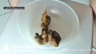 Shitting Blonde Girl