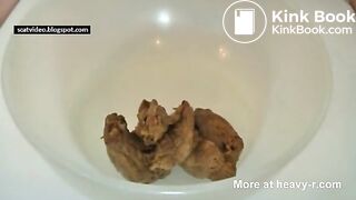 Shitting Blonde Girl