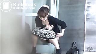 Japanese Women Outdoor Poop