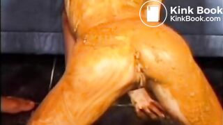 Double Cumshot For Scat Slut