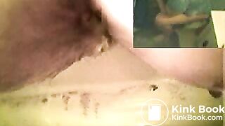 Marys nasty turd in gray nighty