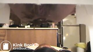 listen to Her moan as she feeds him from Her ass