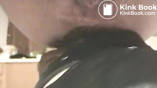 listen to Her moan as she feeds him from Her ass