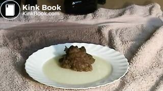 Amateur Milf Shitting On A Plate