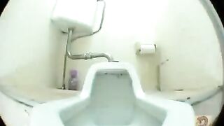 Japanese girl poop in the swimming pool's toilet - Japanese toilet cameras and scat porn