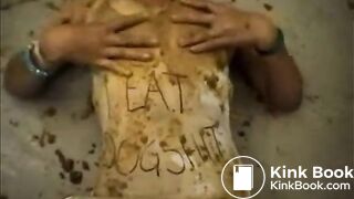 Girl Eating Dog Shit