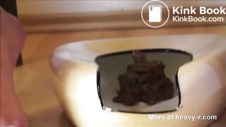 Submissive Slut Eats Own Shit