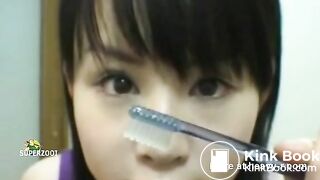 Japanese tooth brushing