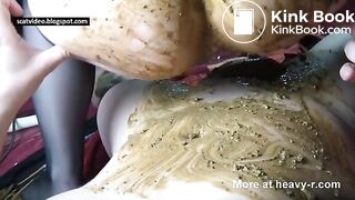 Wife Scatting On Husbands Cock