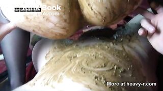 Wife Scatting On Husbands Cock