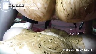 Wife Scatting On Husbands Cock