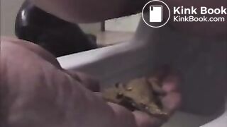 Jap Girl Enema Shit On Perv Hand 4