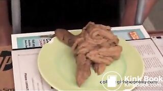 College girl Denver enjoys the look of her poop - Scat Video Collection