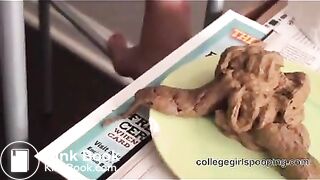 College girl Denver enjoys the look of her poop - Scat Video Collection