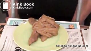 College girl Denver enjoys the look of her poop - Scat Video Collection