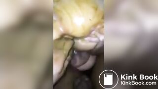 Scat BBWendi shits all over panther and eats it