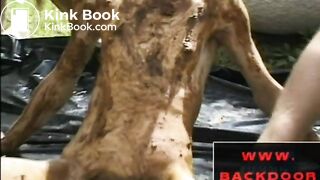 Skinny Scat Slut Covered In Shit