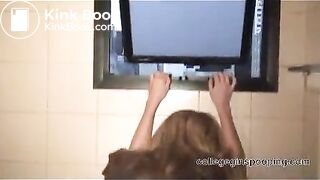 Horny blonde college girl Dianah shitting in toile - Scat Video Collection