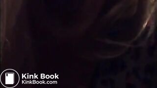 Blonde MILF eat her shit