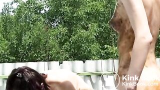 Two Girls Playing With Shit