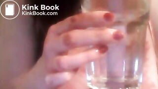 playing with shit and piss on cam