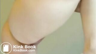 Cute Girl Shitting On A Table