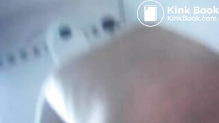 cheating wife make big scat in bathroom