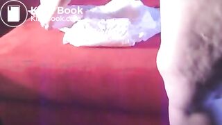 BBW SHITTING ON COUCH