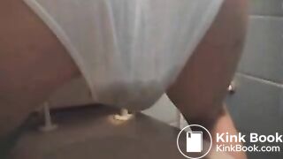 Over the toilet