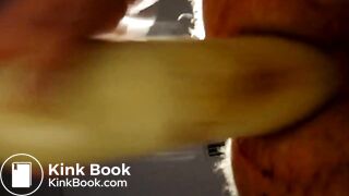 Arse fucking with dildo