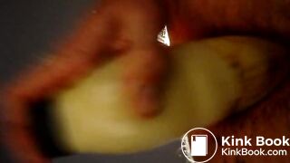 Arse fucking with dildo