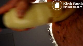 Arse fucking with dildo