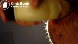 Arse fucking with dildo