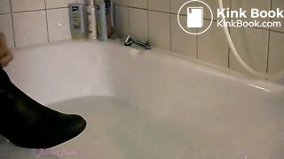 Bathing Off Shitted Jeans